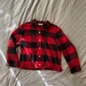 Red and Black Think Gingham Shirt